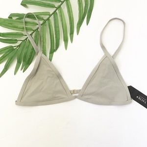 TAVIK Swimwear Jett Triangle Swim Top in Sand Dune